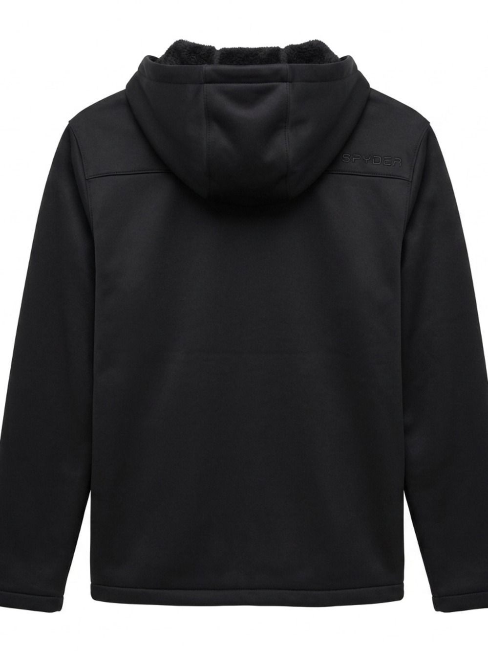 Spyder Medium Men’s Track Jacket with Hood - inside is fleece - Picture 6 of 7
